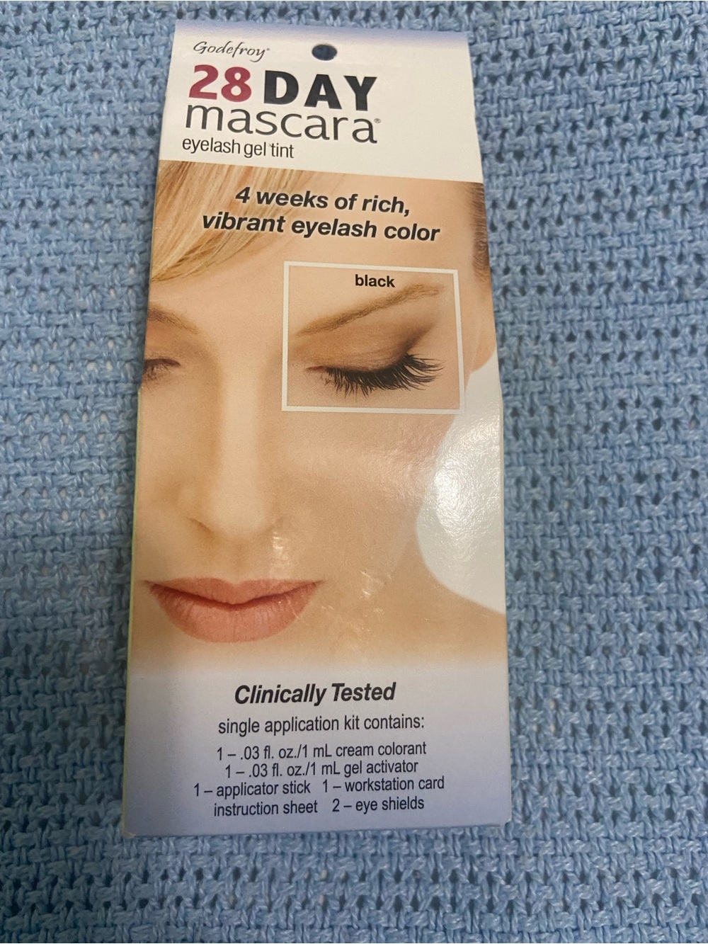 Godefroy 28 Day Mascara Eyelash Gel Tint — Black